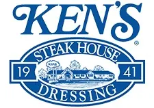 Kens Steakhouse logo featuring dressings and traditional steakhouse elements since 1941.