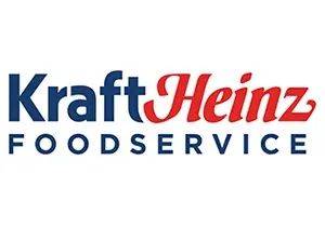Kraft Heinz Foodservice logo showcasing quality, reliability, and energy in the food industry.